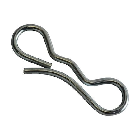 Heritage Industrial Bow Tie Cotter Pin, 0.177 in Dia, 4-37/64 in L, Spring Wire BTC-177-1000